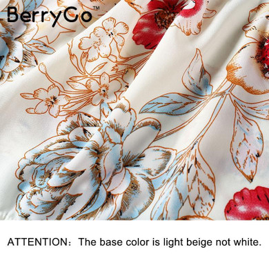 BerryGo Halter chiffon flower print jumpsuit romper Elegant sleeveless short summer playsuit Ruffle beach casual women overalls