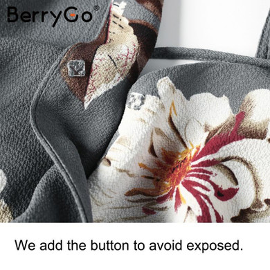 BerryGo Casual flower print long rompers womens jumpsuit Sexy v neck straight overalls Streetwear sashes chiffon jumpsuit BerryGo Casual flower print long rompers womens jumpsuit Sexy v neck straight overalls Streetwear sashes chiffon jumpsuit