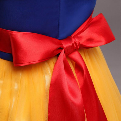 Berngi Princess Snow White Dress Cosplay Costume Baby Girl Halloween Carnival Party Toddler Girl Tulle Dresses