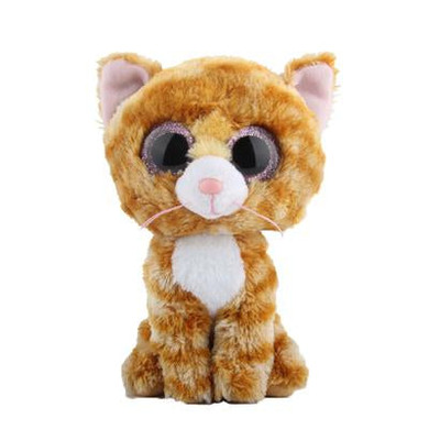 Elsadou Ty Beanie Boos Stuffed &amp; Plush Animals Yellow cat Toy Doll