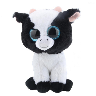 Elsadou Ty Beanie Boos Stuffed &amp; Plush Animals Cows Doll Toys For Girls
