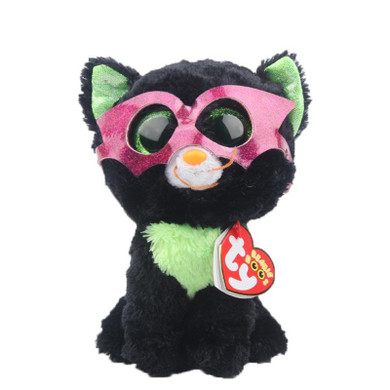 Elsadou Ty Beanie Boos Stuffed &amp; Plush Animals Black Cat With Mask Toy Doll