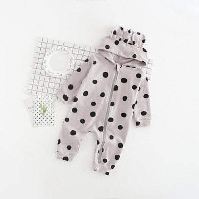 Newborn Baby Clothes Hooded Baby Rompers Long Sleeve Baby Girls Clothing Fall Baby Boy Jumpsuits Roupas Bebes Infant Costume