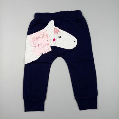 Newborn Baby Boys Girls Pants 2017 New Autumn Casual Cartoon Printing Middle Elastic Waist Pants Baby Boys Girls Trousers 4p050