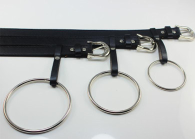 Round Metal Circle Designer Belts for Women New Fashion