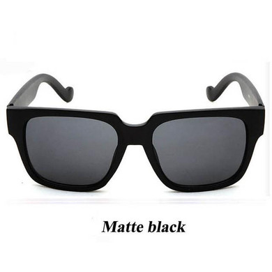 RoShari Vintage sunglasses women brand designer matte black Male retro sun glasses men Eyewear Coating gafas oculos de sol