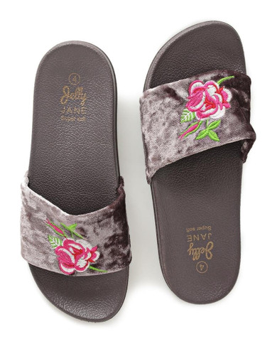 Rose Sandals - Grey
