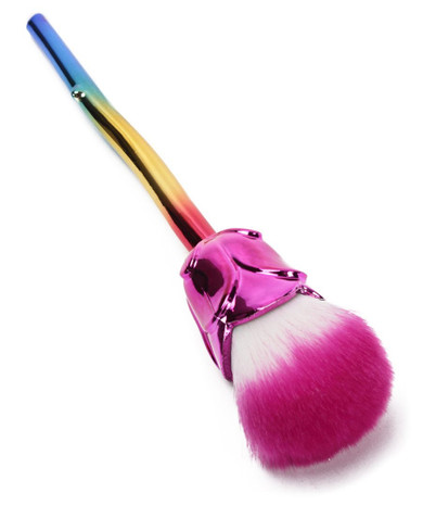Rose Make Up Brush - Purple