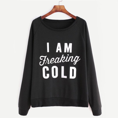 ROMWE Raglan Sleeve Black Basic Sweatshirt 2017 Woman Slogan Letter Print Long Sleeve Top Fall Fashion Graphic Casual Sweatshirt