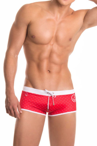 Jor Red Dandy Swim Boxer