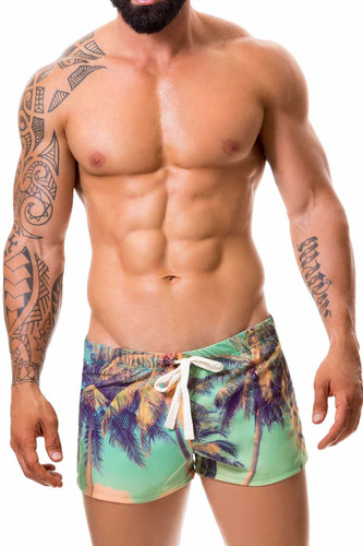 Jor Printed Florida Swim Mini-Short