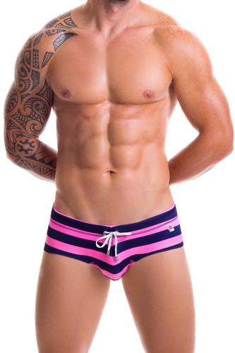 Jor Navy Blue/Pink Pacific Swim Brief