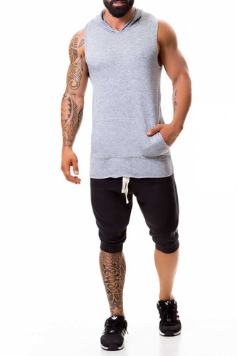 Jor Gray Stereo Hoodie Tank