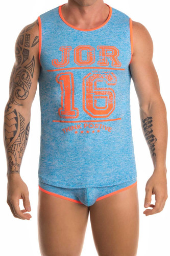 Jor Blue Neon Tank Top