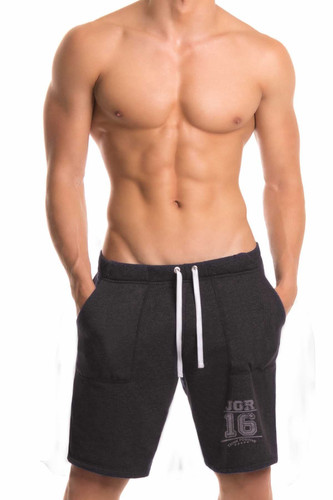 Jor Black Long Fighter Short