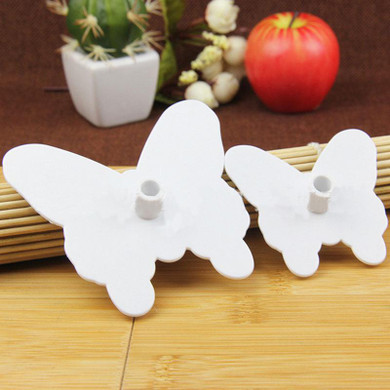 New 2pcs/Set Butterfly Cookie Plunger Cutters Mould Cake Fondant Decorating mould Dough Ice Pastry Slicer Baking Tools