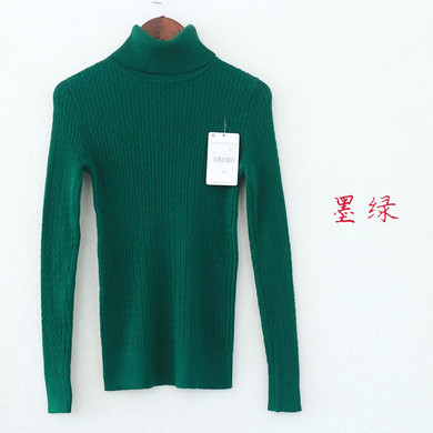 New 2018 Women Sweaters And Pullovers Hot Sweater Women Winter turtleneck sweater twisted thickening slim pullover sweater L872