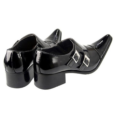 Christia Bella Luxury Genuine Leather Men Shoes Business Formal Monk Shoes Fashion Oxfords Mens Wedding Dress Shoes Big Size