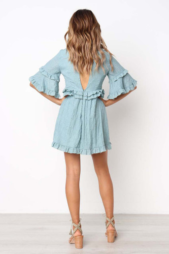 Chrissy Dress - Sage