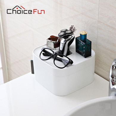 CHOICE FUN Multifunction Desktop Makeup Organizer Household Bathroom Private Cosmetics Plastic Large Storage Box