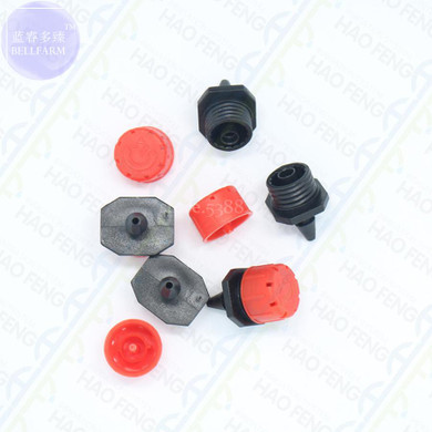 MUCIAKIE 100pcs 360 degree Adjustable Sprinkler Garden Irrigation Misting Micro Flow Dripper Drip Head for 4/7mm Hose