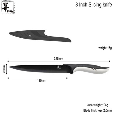 MU Brand 5 Piece Set Kitchen Knife Excellent Quality Stainless Steel Knife Sharp Blade Non Slip Handle Cooking Tools Hot Sale