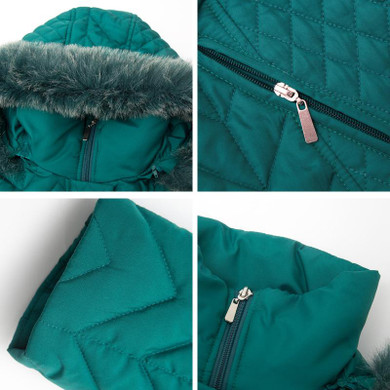 MS VASSA Women Parkas 2017 new Winter Autumn Ladies padding jacket detachable hood with nice faux fur plus size 5XL ,6XL ,10XL
