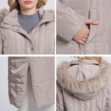 MS VASSA Ladies Parkas Winter 2017 New long Jackets Women Autumn classic coats detachable hood with fake fake plus size 6XL