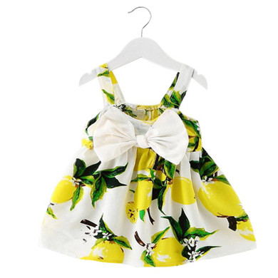 2018 Summer Cute Newborn Baby Girls Dress Bow for 1 year birthday Party Kids Dresses Girl Clothes Baptism Infant Princess Dress
