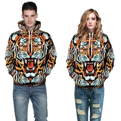 Mr.1991INC Fashion Men/Women Brand Clothing Hooded Hoodies Pop Art Print Tiger 3d Sweatshirt Men Tracksuits Pullover Hoody