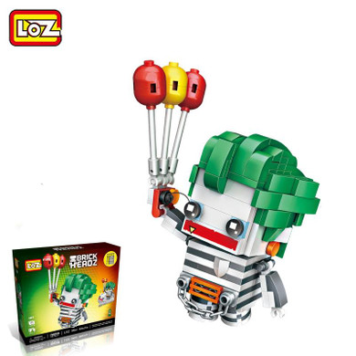 LOZ Single Sale Joker Supervillains Super Heroes Batman Movie Dolls 246 Pcs Mini Bricks Building Blocks Toys for Children 1427