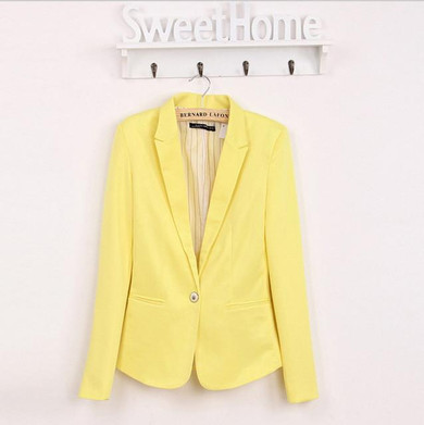 Lowest Fall Promotion  blazer women suit blazer foldable brand jacket  spandex with lining Vogue refresh blazers Free shipping
