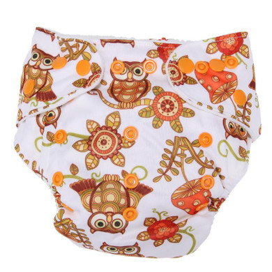 Baby One Size Adjustable Cloth Diapers Cover Washable Baby Nappy Cartoon Reusable Baby Diapers Newborn Breathable Nappy Cover