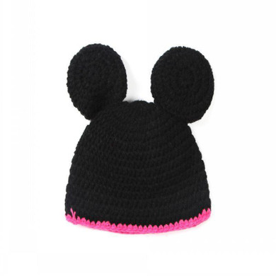 Baby Mickey Hat Newborn bows hat hotography Prop Newborn Hat Newborn Simple Bonnet