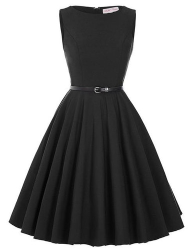 Belle Poque Summer Dress 2017 Female Women Black Red Green Casual Plus Size Tunic 50s 60s Retro Vintage Rockabilly Party Dresses