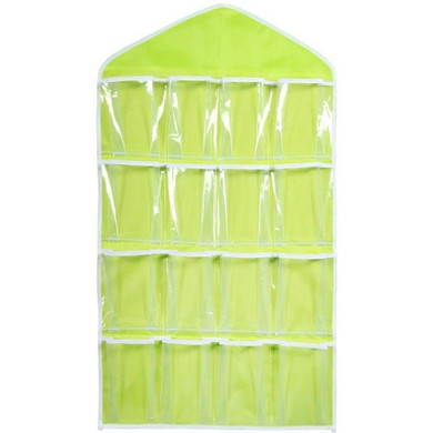 New 16Pockets Clear Hanging Bag Socks Bra Underwear Rack Hanger Storage Wonderful1314 New 16Pockets Clear Hanging Bag Socks Bra Underwear Rack Hanger Storage Wonderful1314