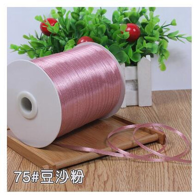 New (10meters/lot) 3mm Satin Ribbons For Craft Sewing Fabric Christmas Wedding Supplies Party Decoration Gift Wrap DIY Handmade