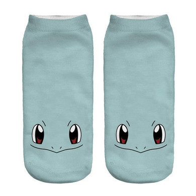 2018 New Arrival Kawaii Harajuku Pokemon Pikachu Socks 3D Printed Cartoon Women's Low Cut Ankle Socks Novelty Casual Socks Meias
