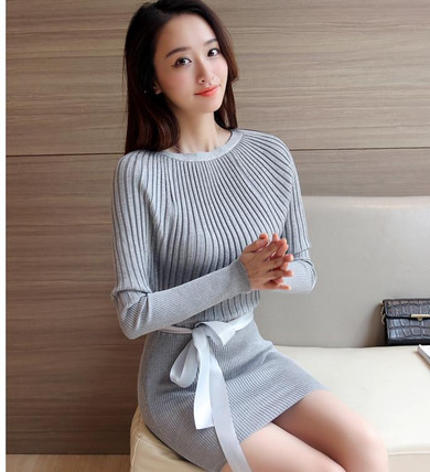 2018 Korean Autumn Winter style sexy Femme Slim Comfortable o-neck Knitted Sweaters for Woman Long Sleeve Sueter Mujer sweater