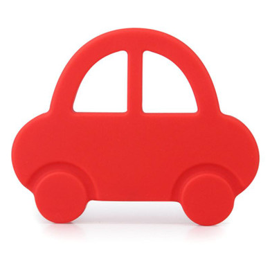 Baby Cartoon Car Shape Teethers Kids Silicone Teether Toys Baby Dental Care Cute Mini Car Teether Help Teething Growth Toy