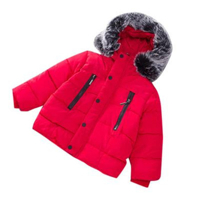 Baby Boys Jackets Fur Collar Snowsuit Warm Hooded Kids Children Autumn Winter Casual Outerwear Coat Boys Girls Clothes Parkas