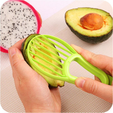Multi Function 3 In 1 Avocado Slicer Corer Fruit Cutter Knife Strong Durable Blade Kitchen Gadgets Cooking Tools