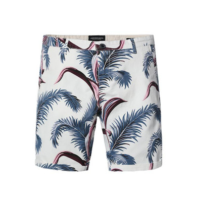SIMWOOD 2017 Summer New  Shorts Men Flowers Slim Fit Beach Casual  Cotton Bottom Brand Clothing XD017016