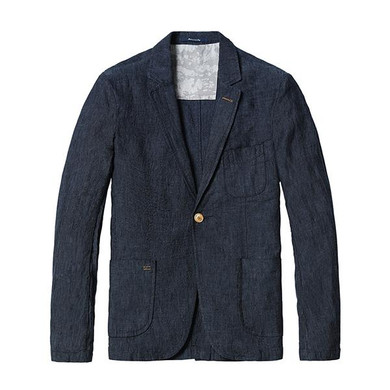 SIMWOOD 2017 Spring New Blazers Men Slim Fit Thin 100% Pure Linen Coats Casual Suit Brand Clothing XZ6117