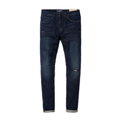 SIMWOOD 2017 New Autumn Winter Jeans Men Fashion Denim Pants  Casual Trousers Length  SJ6051