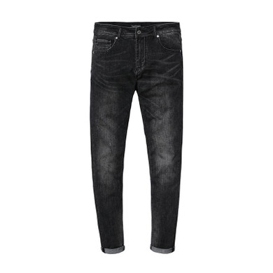 SIMWOOD 2017 Autumn Jeans Men Fashion Slim Fit Enzyme Wash Denim Trousers Plus Size Brand Clothing NC017006