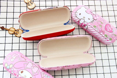 Kawaii Little Twin Star Hello Kitty My Melody PU Cosmetic Bag Glasses Cases Mini Storage Bag For Kids Christmas gifts Brinquedos