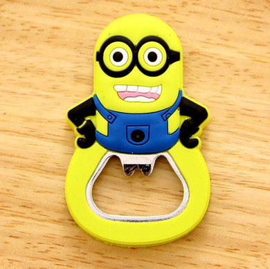 Kawaii Cartoon Little Beer Bottle Opener , Stainless Steel 6*4CM Bottle Opener Bottle Beer Opener Helper