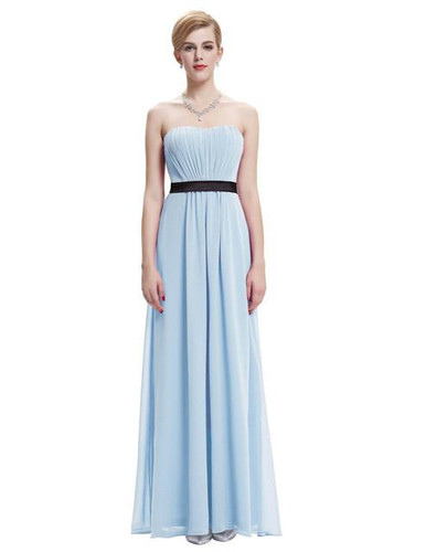 Kate Kasin Evening Dresses Long Chiffon Special Occasion Dresses 2017 White Royal Blue Pink Green Burgundy Evening Dress 0066