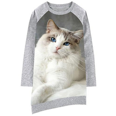 2018 Baby girl dress Long sleeve nice horses print Girls Clothes Girl clothing Casual new Fashion Children Kids dresses